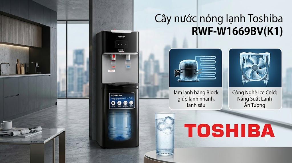 Cây nước nóng lạnh Toshiba RWF-W1669BV(K1)
